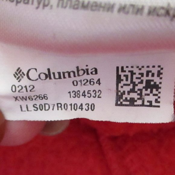 Columbia Womens Full Zip Up Fleece Jacket, Red, Pockets, High Neck, Size 1X - Picture 11 of 11